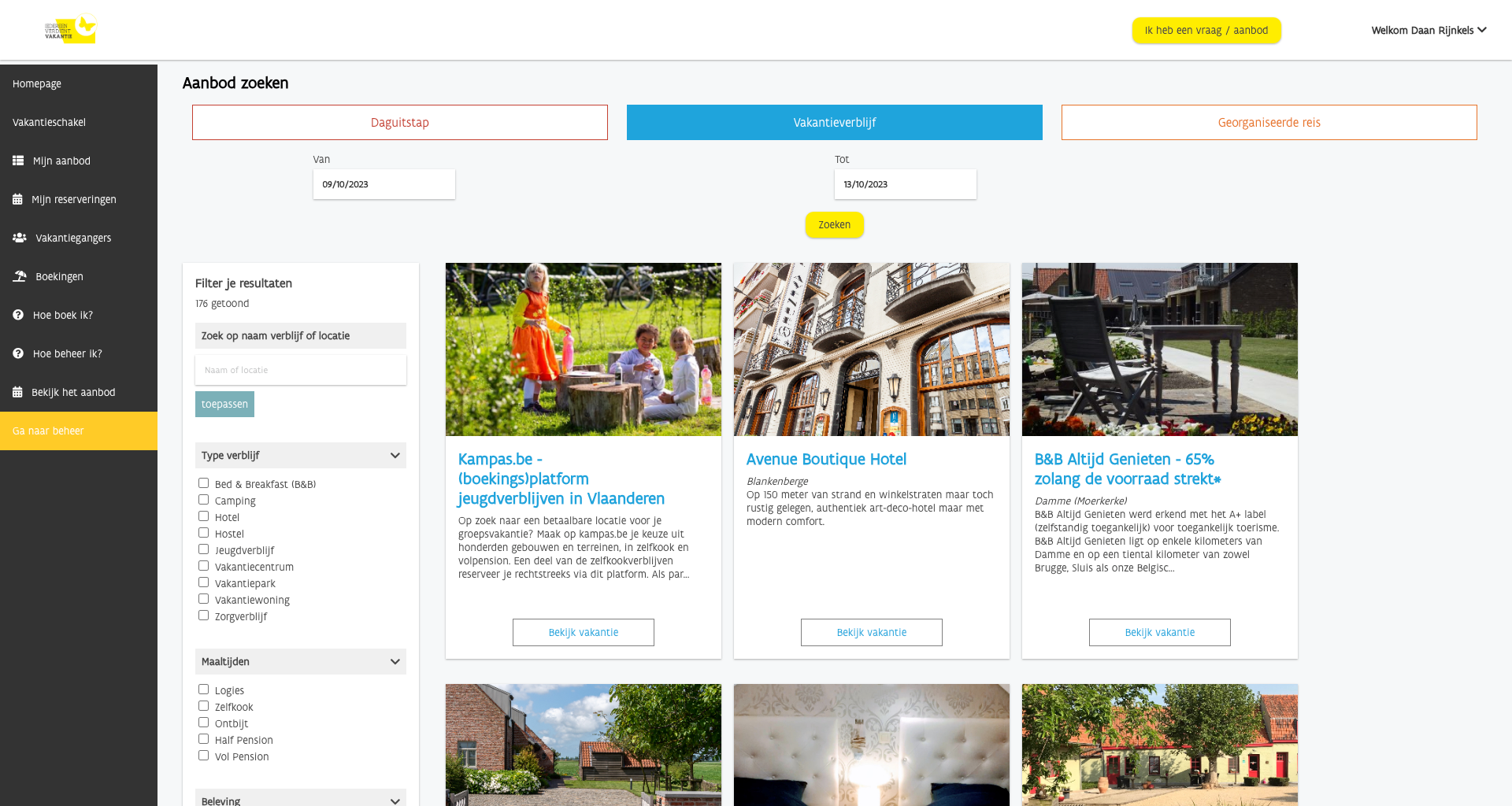 Screenshot of graphs